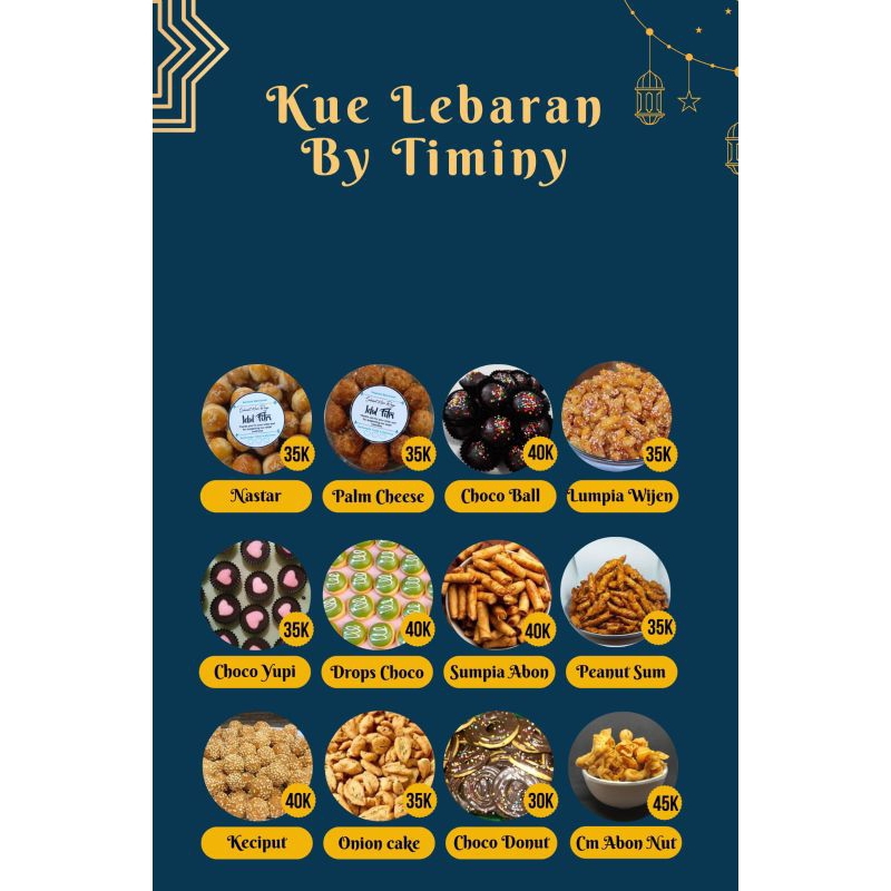 

Kue Kering Lebaran Timiny 2025