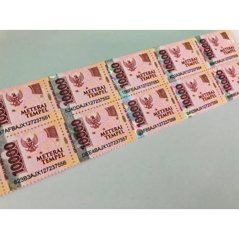 

MATERAI 10000 ASLI