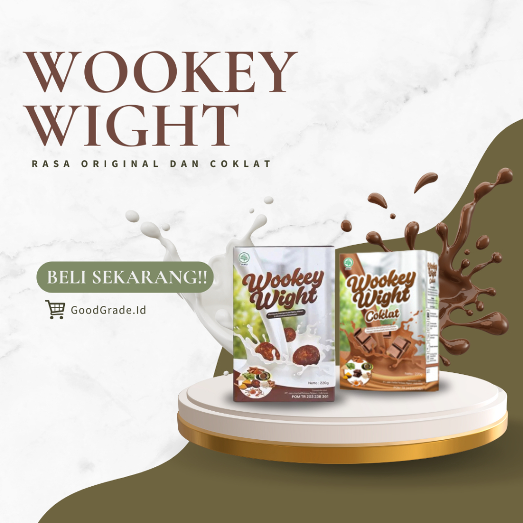 

NEW !!! Wookey Weight - Susu Penambah Berat Badan Rasa Original Dan Cokelat
