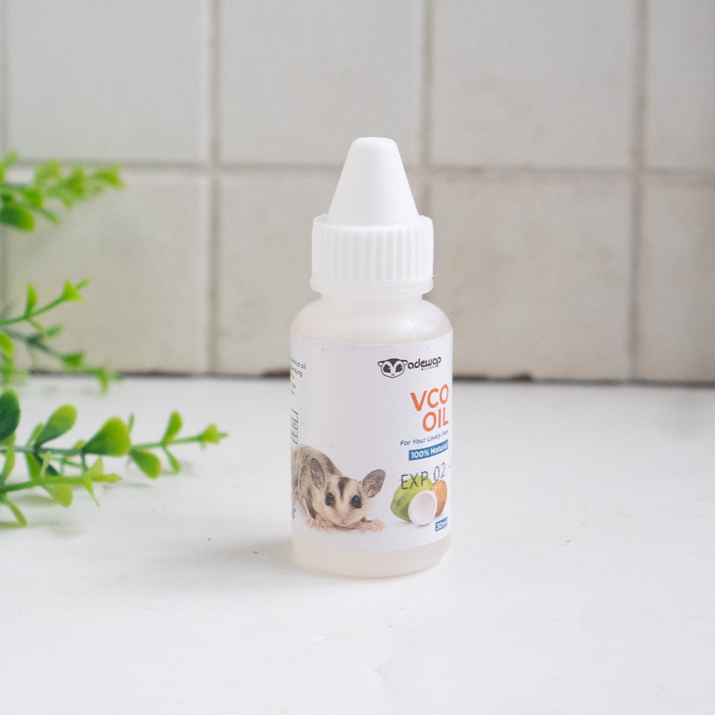 ADEWAP GLIDER VCO Virgin Coconut Oil Minyak Kelapa Murni Obat Perawatan Sugar Glider - 30ML