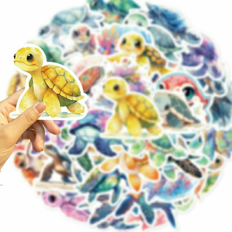 

Stiker Pack Kura Kura Stiker Hewan Laut Kura Kura Stiker Laptop Stiker Biota Laut Stiker Tumblr Stiker HP, Aksesoris Hp , Anti Air