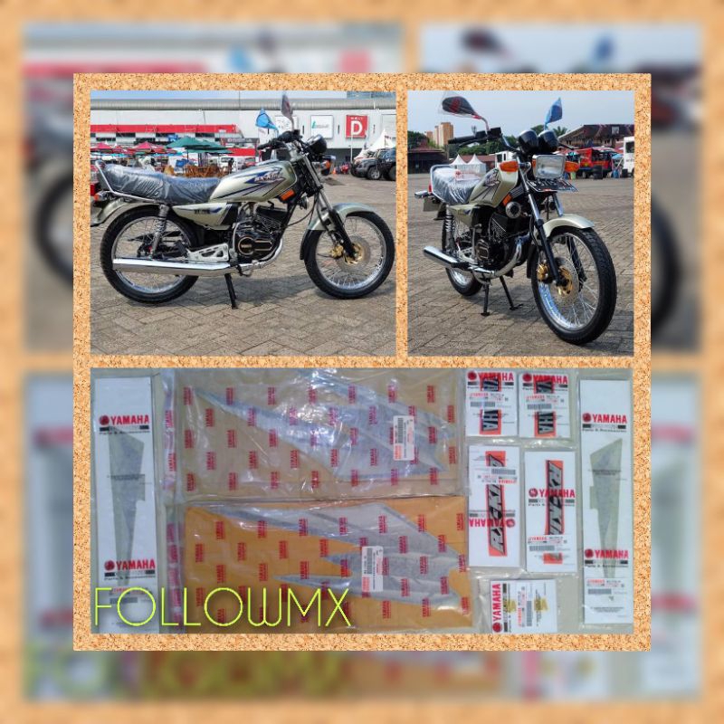 striping body yamaha rxking gold sticker body yamaha rxking gold stripe yamaha rxking sticker yamaha