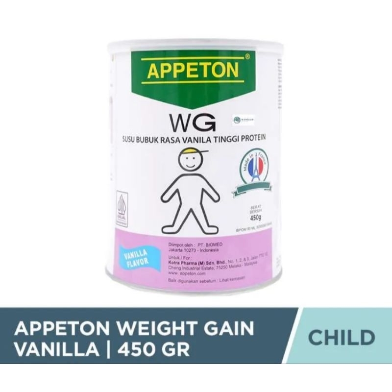 

Appeton Weight Gain Vanila 450 gram