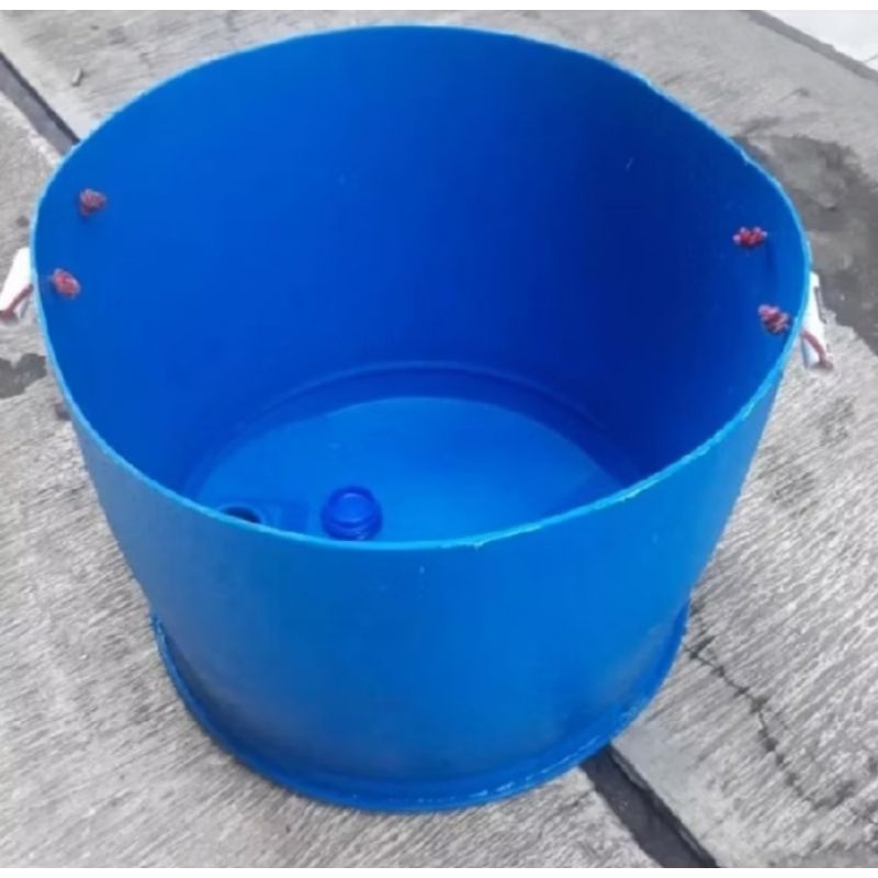 drum plastik hdpe potongan 100 liter/ drum sampah/drum tanaman/gentong air
