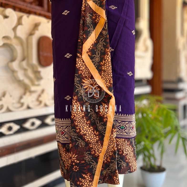 KODE D35O Kamen Cowok Setengah Jadi  set Kamen Saput Bali Pria Setengah Jadi