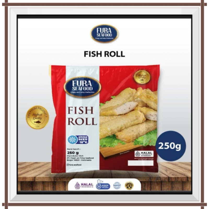 

Fish Roll 250 gr by Fura Seafood