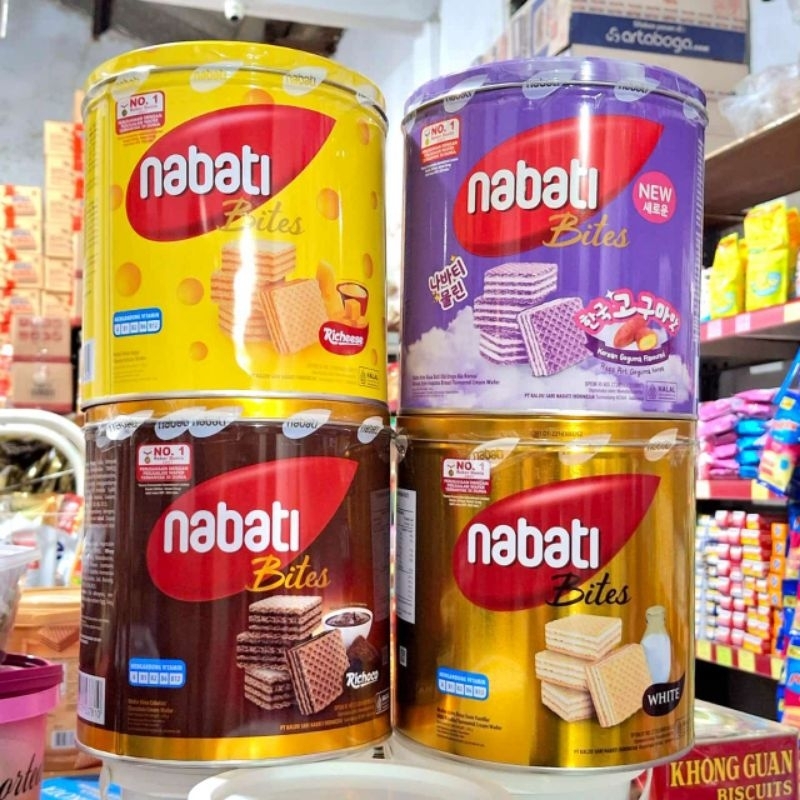 

Wafer Nabati Kaleng 240gr [1 dus isi 6 kaleng)