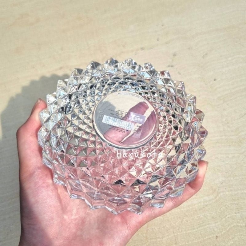 ASBAK ASHTRAY KACA IMPORT (TEMPAT ABU ROKOK) // ASBAK KACA ASBAK MOTIF SUPER MURAH 128MM