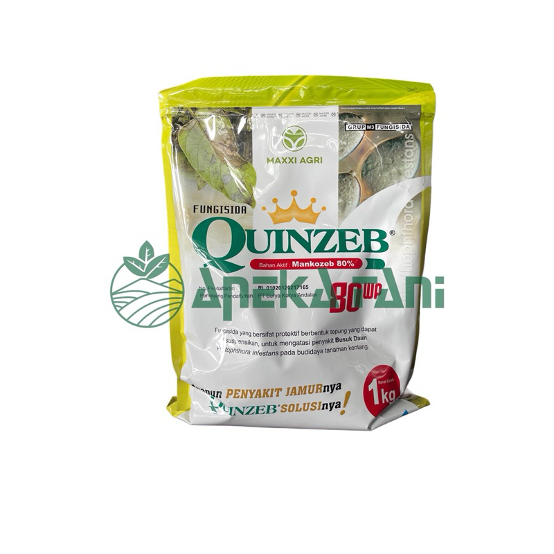 QUINZEB 80WP - 1 KG (Mankozeb 80wp) Fungisida
