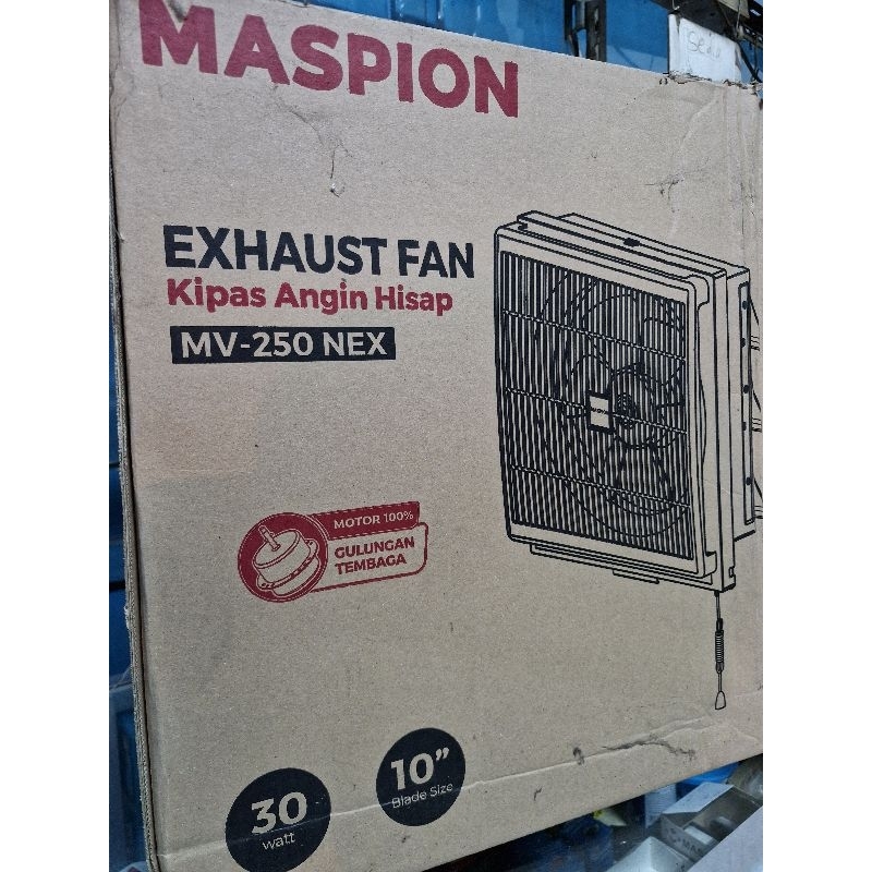 maspion mv250nex 10inch mv 250 nex exhaust fan