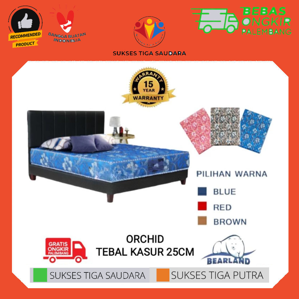SPRINGBED OLYMPIC BEARLAND ORCHID MATRAS KASUR SPRING BED TERMURAH
