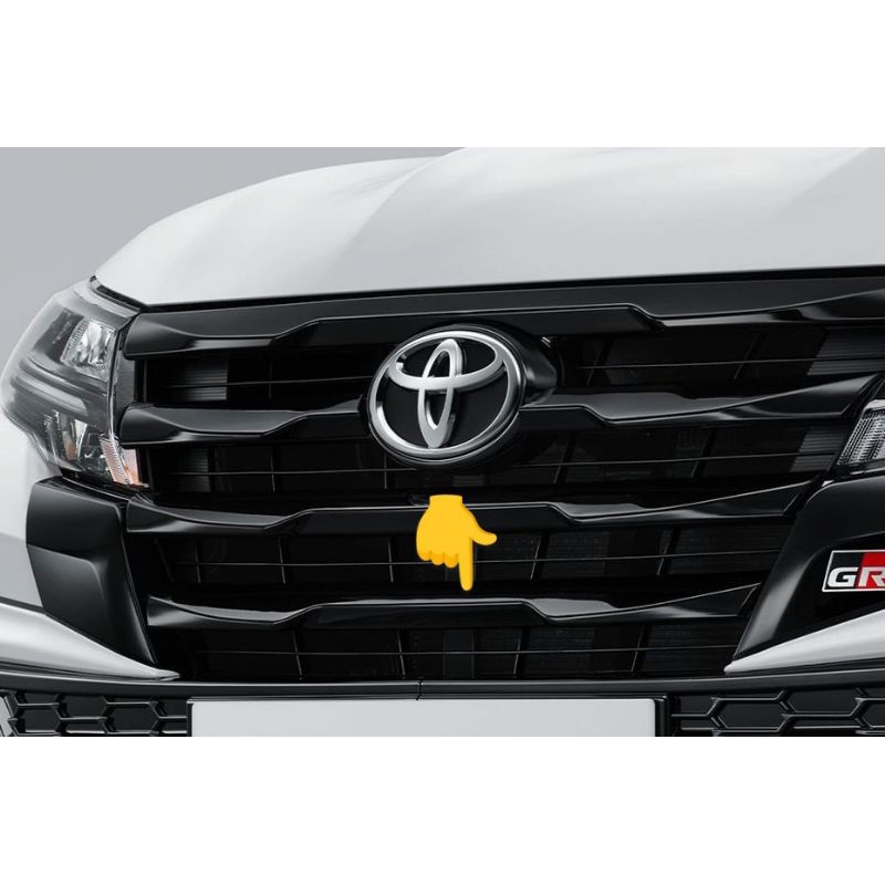 List Lis Crome Grille Bemper depan all new Rush GR 2024 original