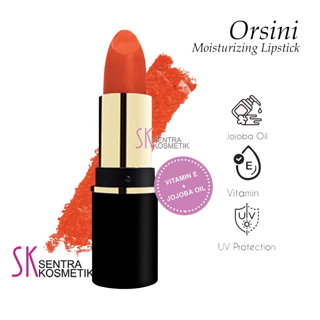 LIPSTIK MURAH ORSINI Moisturizing Lipstick