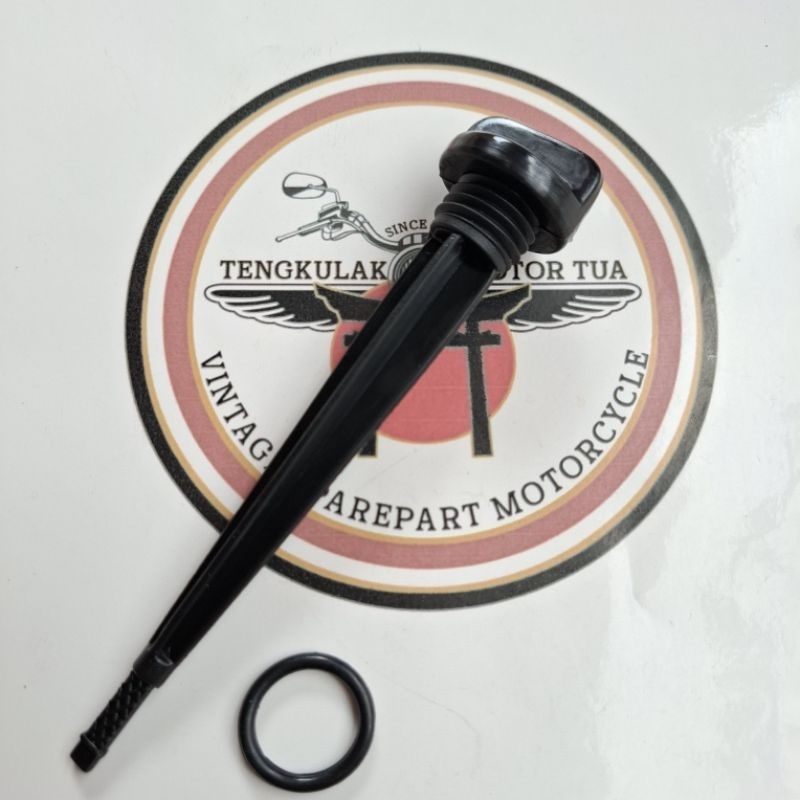 stik tutup oli mesin abu hitam sil nos cb100 cb125 gl100 gl125 cg110 cg125 glpro glmax megapro tiger