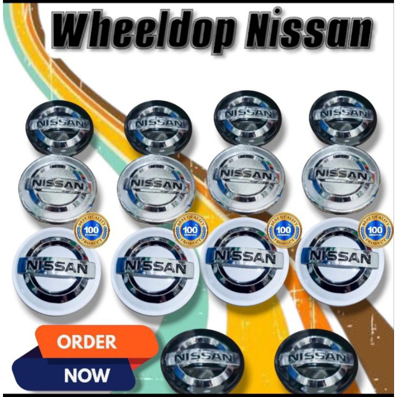 Wheeldop Cover Dop Tutup Tengah As Roda Velg Original Nissan Grand Livina X-Trail Evalia Serena