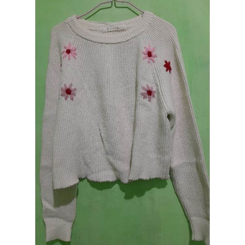 PRELOVED SWEATER RAJUT TEBAL