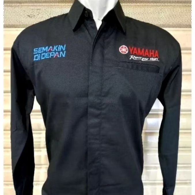 kantong 1 kemeja Yamaha baju Yamaha seragam Yamaha Pdh Yamaha kemeja kerja Yamaha baju kerja Yamaha 