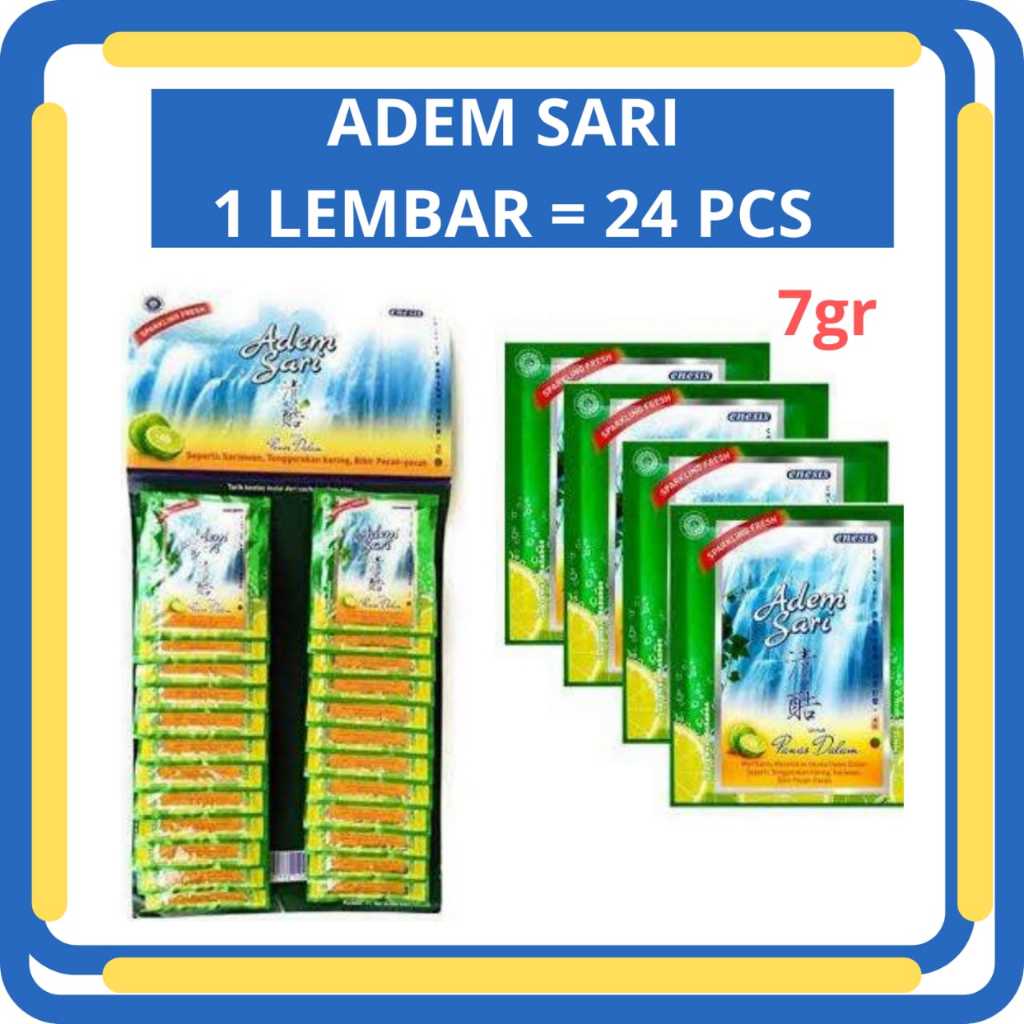 

Adem Sari Panas Dalam Isi 24 Sachet Grosir