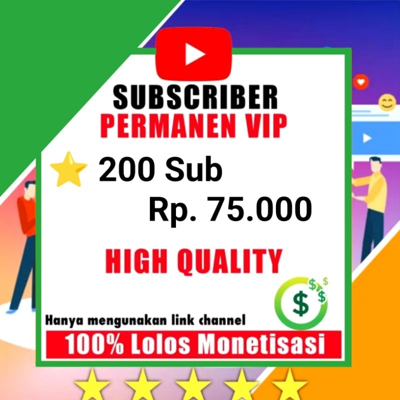 SUBSCRIBE SUBSCRIBER YT YTB SUB YOUTUBE ORGANIK PROSES CEPAT PERMANEN