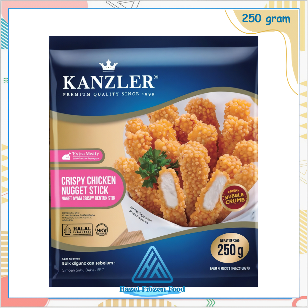

Kanzler Crispy Chicken Nugget Stick 250 g Frozen Food Karawang