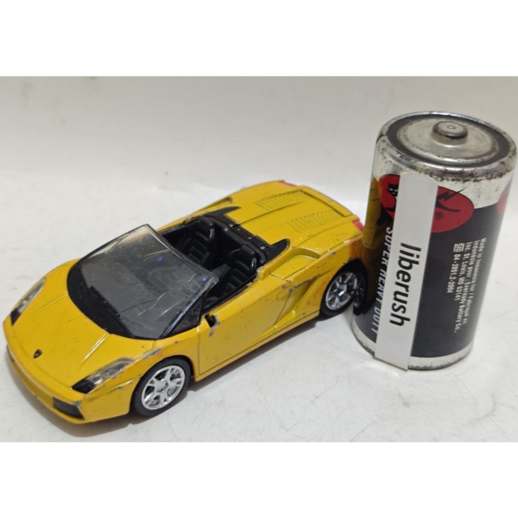 Diecast newray lamborghini gallardo spyder newray yellow
