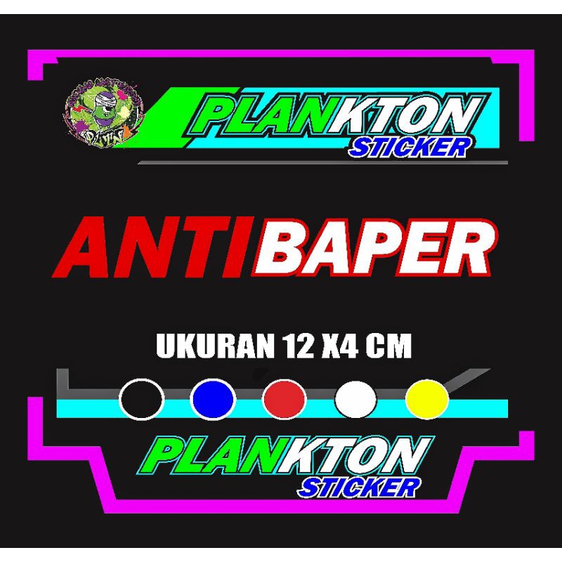 

stiker anti baper