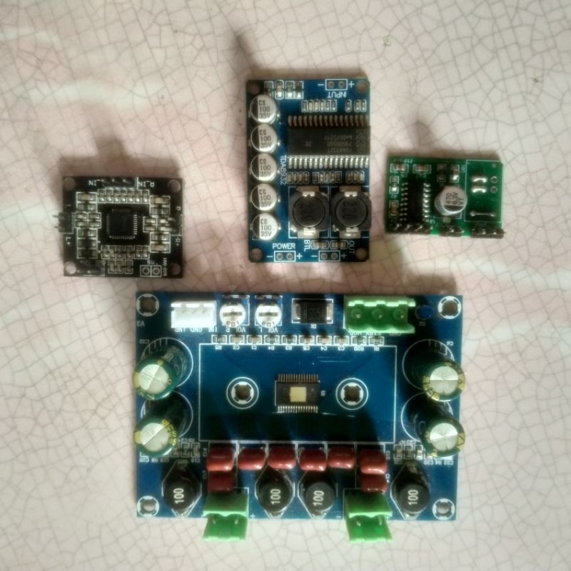 mini ampli TPA3116D2 ori + pam8610 + pam8403 + TDA8932 mono take all