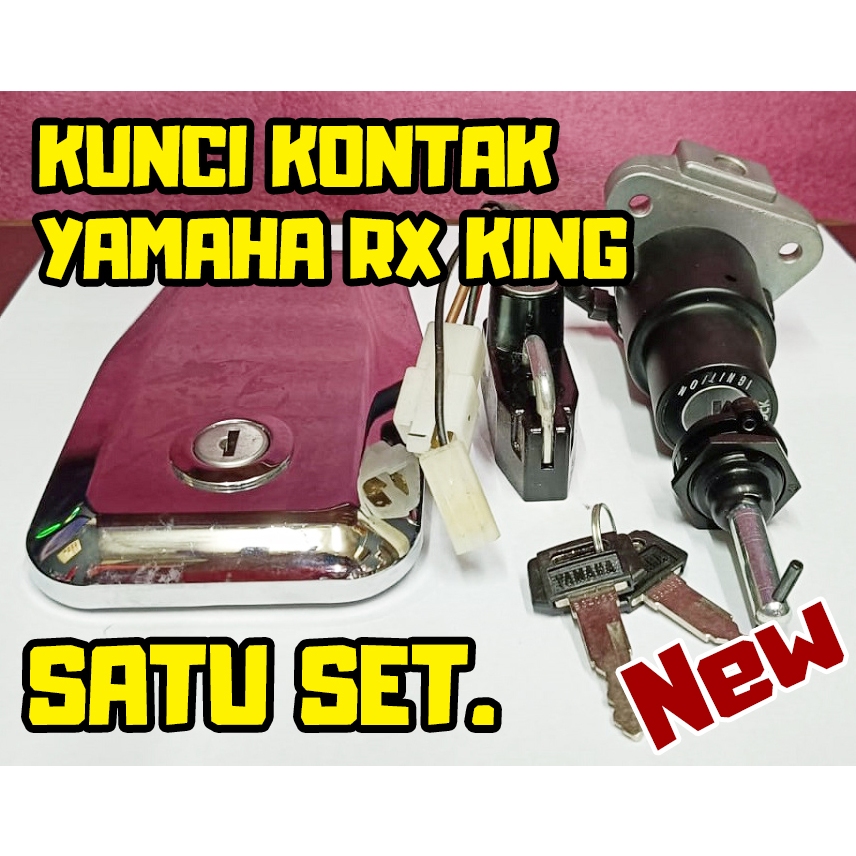 KUNCI KONTAK MOTOR RX KING 3KA 1 SET ORIGINAL TOKO