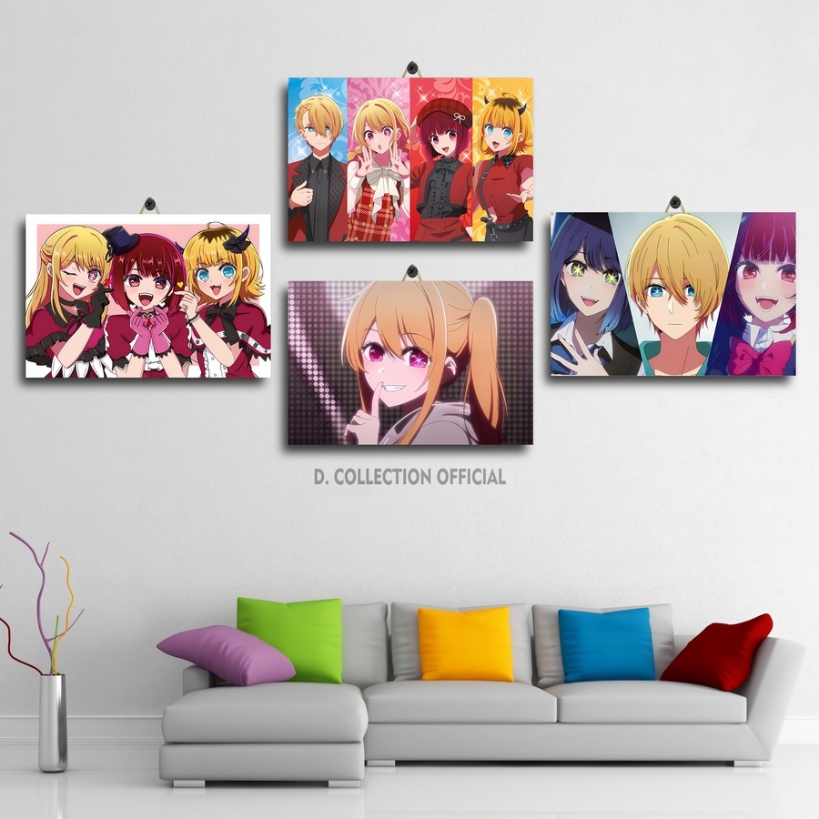 Hiasan Ruangan Waifu Oshi No Ko / Pajangan Kamar Anime Gambar Waifu Oshi No Ko /C5C|RNXFA