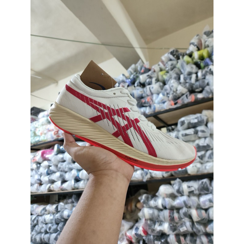 ASICS METARACER WHITE/SUNRISE RED