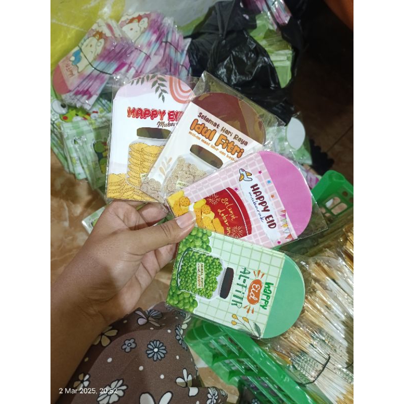 

50biji amplop lebaran size medium siap pakai