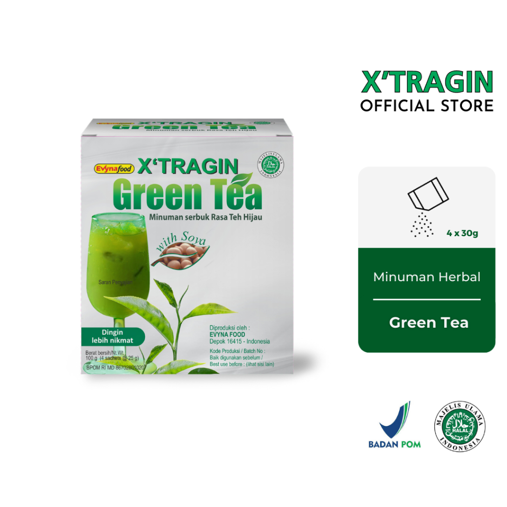 

X'TRAGIN Green Tea Minuman Bubuk