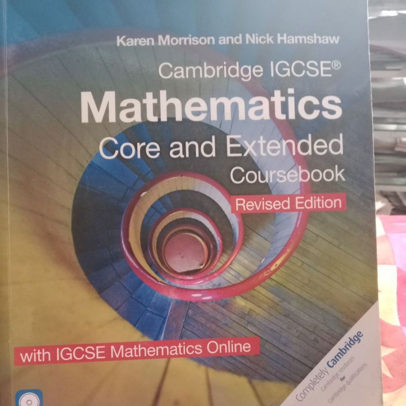 Cambridge igcse Mathematics Core and Extended coursebook