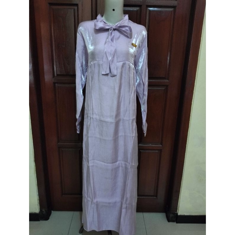 GAMIS WANITA MUSLIM/ GAMIS WANITA RAYA/ GAMIS RAYA SHIMMER NIA LILAC