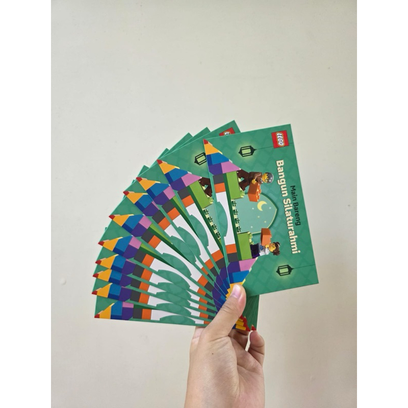 

AMPLOP UANG LEGO Ramadan Kareem Lebaran Original Envelope Hari Raya Idul Fitri Ramadhan Hijau