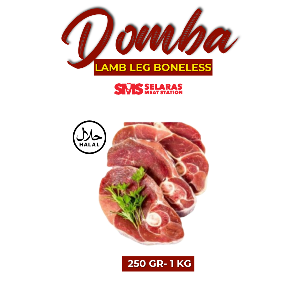 

Daging Paha Domba / Lamb Leg Boneless Import (AUS) 250 gr 1 Kg Frozen Tangerang