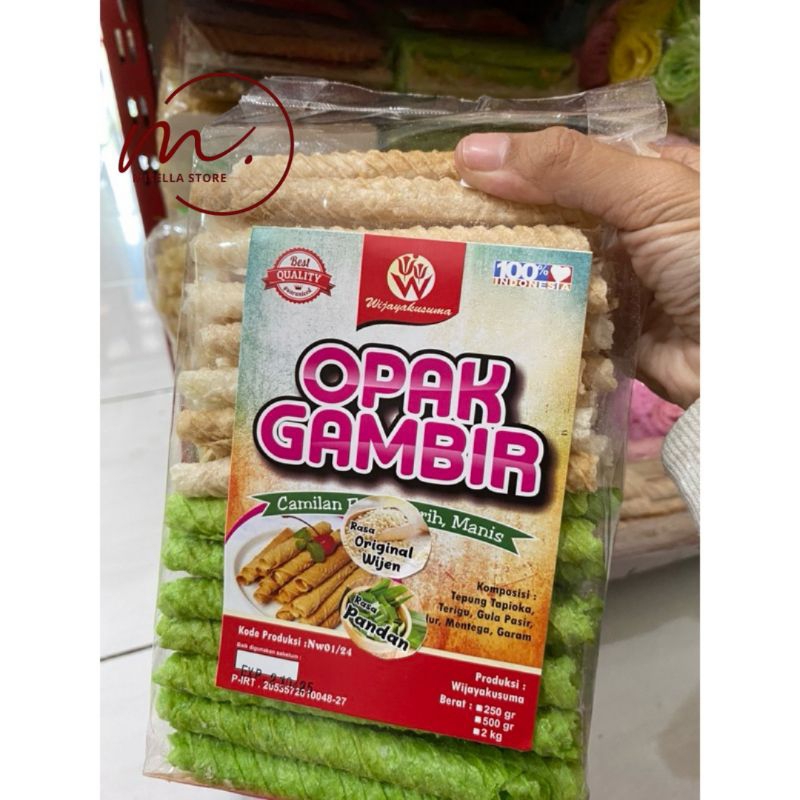 

Opak Gambir Berat 250 Gram