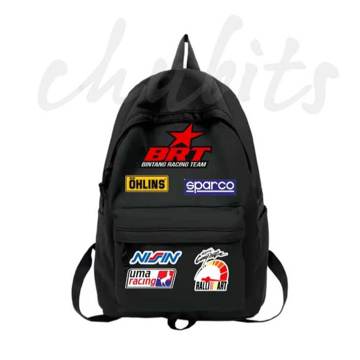 Sparco Tas Ransel Bintang Racing Team tas sekolah tas ransel punggung