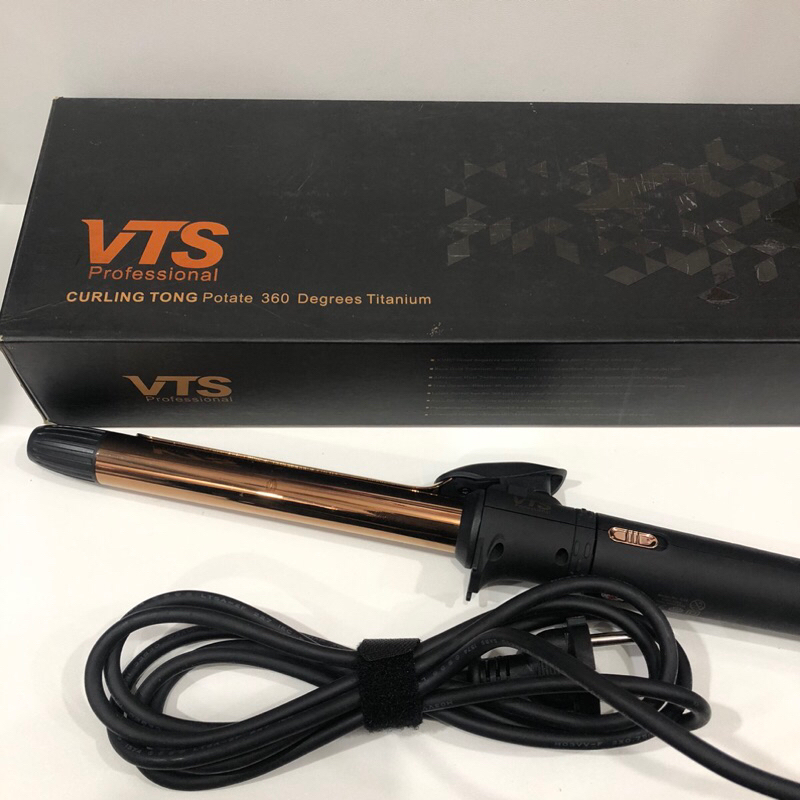 VTS Catok Curly Curling Tong Titanium 22mm