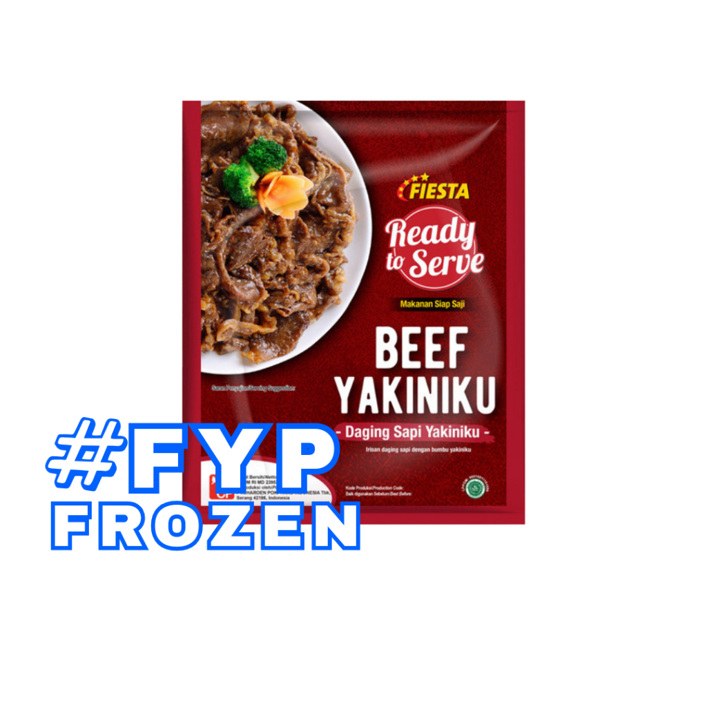 

FIESTA READY TO SERVE BEEF YAKINIKU 300GR DAGING SAPI IRIS YAKINIKU