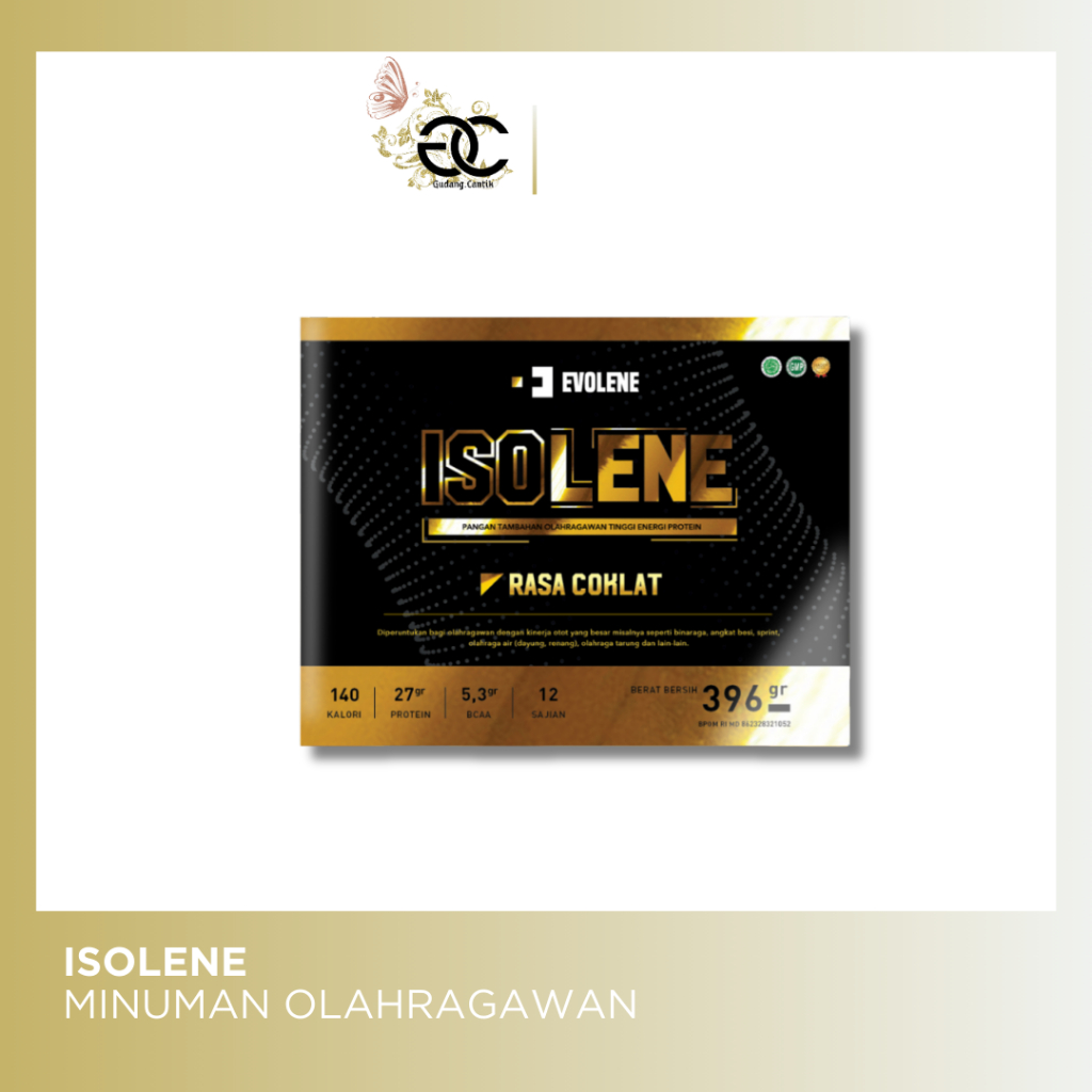 Minuman Isolene - Minuman Gym - Minuman Fitnes - Minuman Olahraga - Isolene Coklat