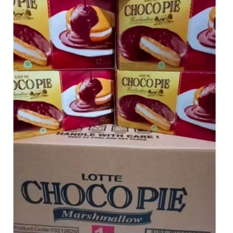 

LOTTE CHOHOPIE MASHMELOW 1 DUS ISI 8 BOX 96 pcs