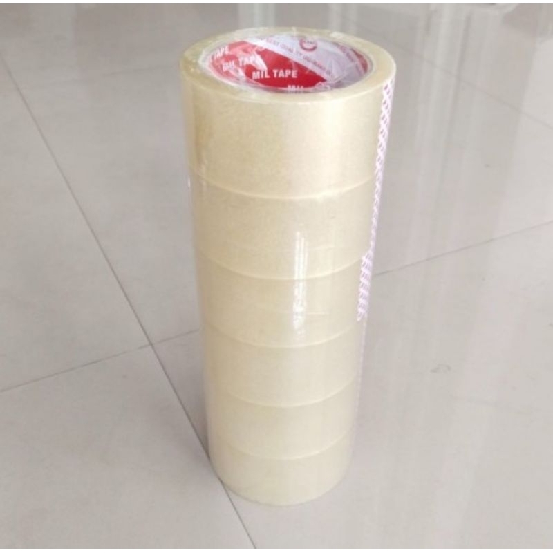 

lakban bening kuat rekat bening 45x90 1pack isi 6pcs
