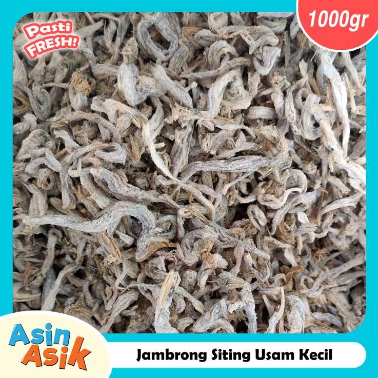 

Ikan Asin Jambrong Siting Usam Kecil Premium Kualitas Super Segar Fresh 1kg