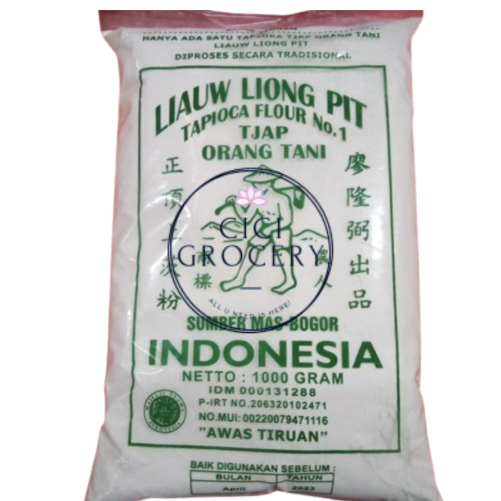 

TEPUNG SAGU TANI CAP LIAUW LIONG PIT 1 KG - TEPUNG TAPIOKA HALAL