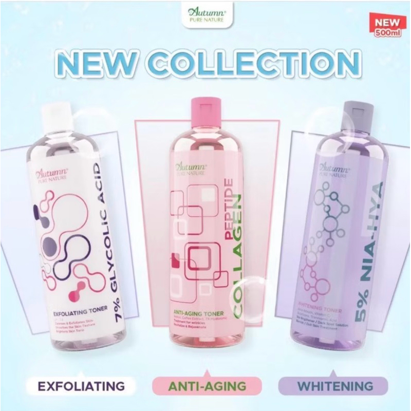 Autumn glycolic acid 7% toning/peptide collagen anti aging Toner/ Autumn 7% Glicolic Acid exfoliatin