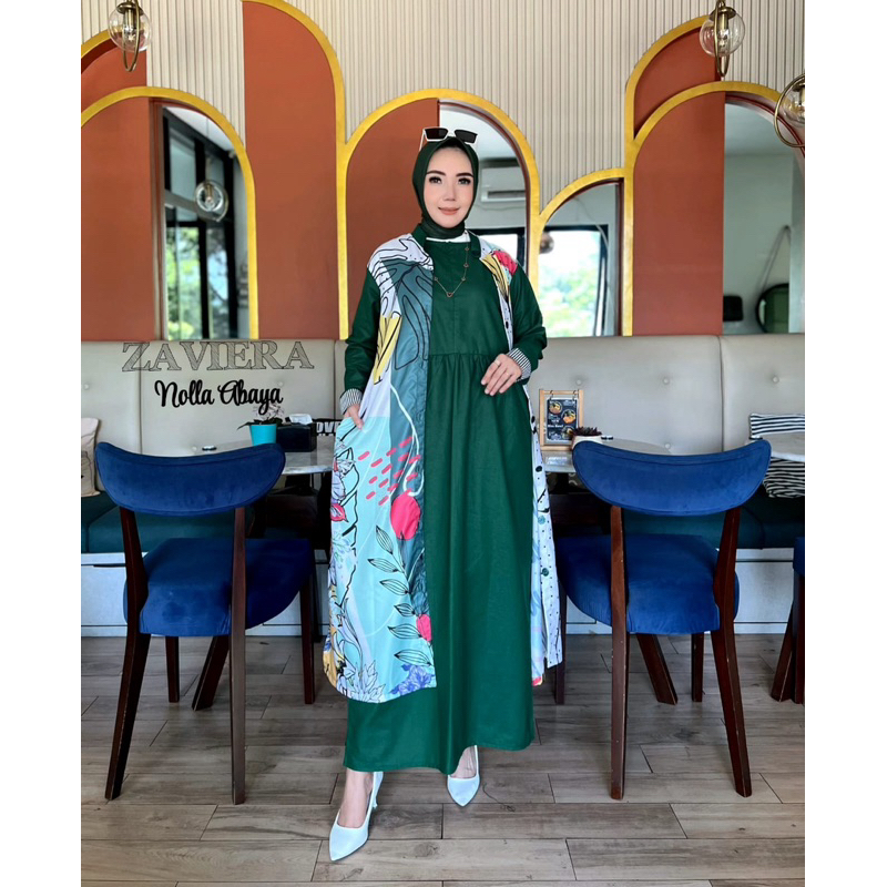 abaya nolla set by zaviera
