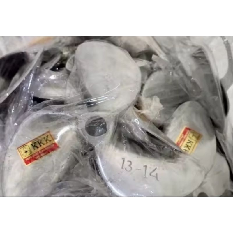 baling baling aluminium 13/14 as 3/4 untuk perahu nelayan