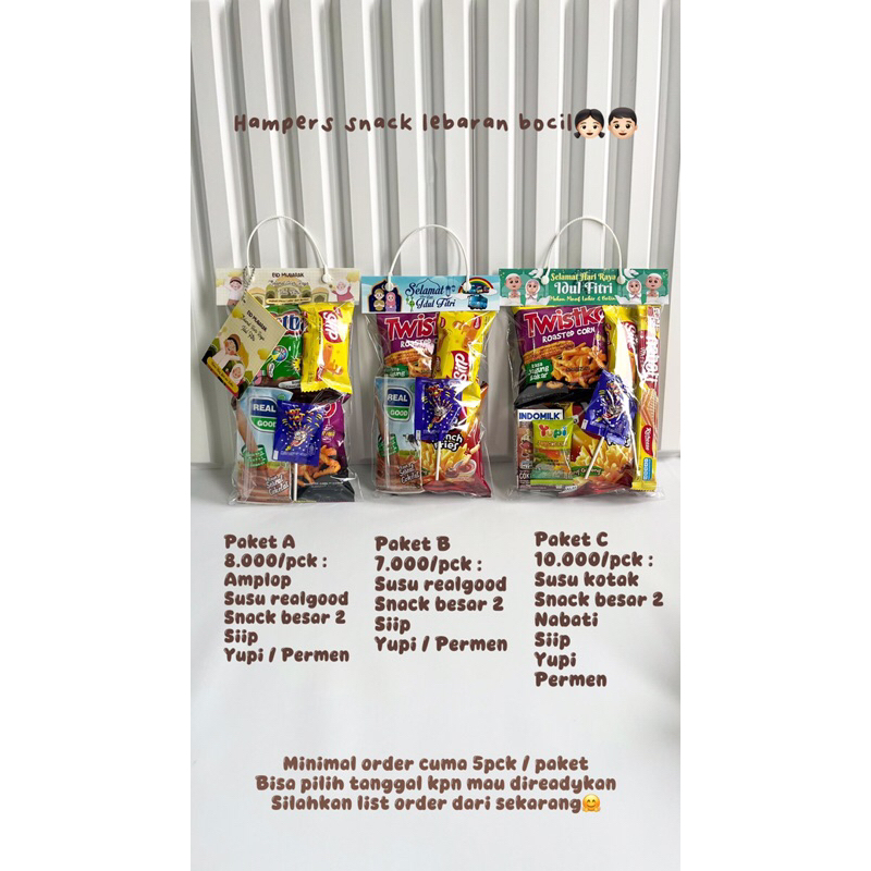 

Hampers Snack Paket C