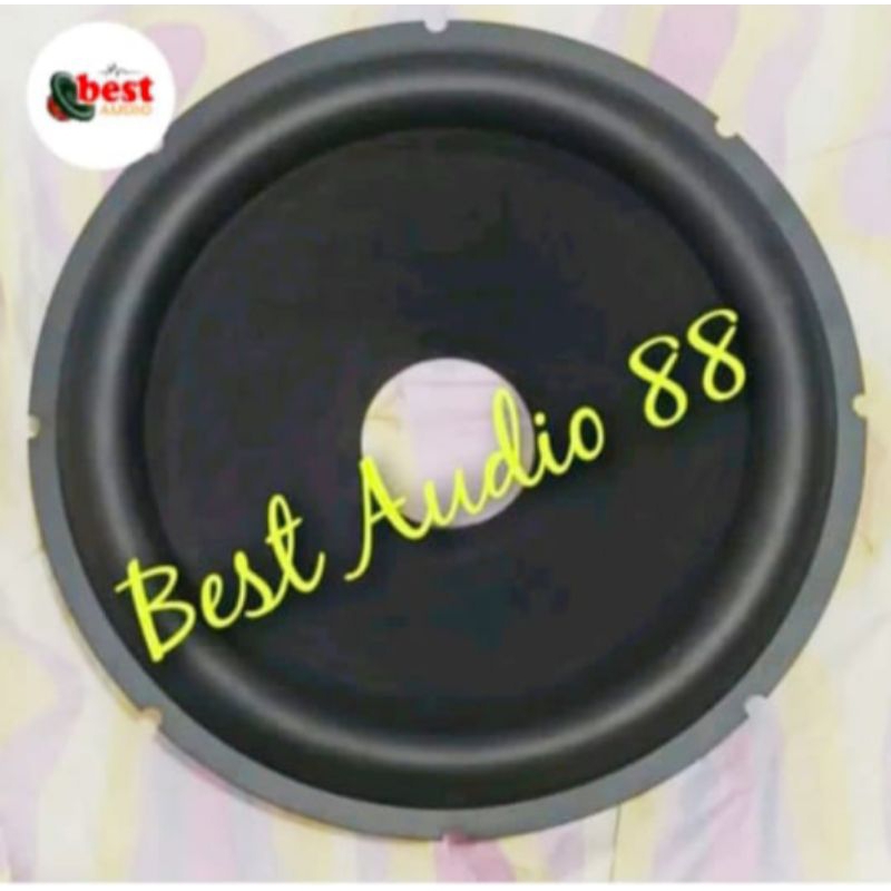 Daun kertas speaker 12 inch 12inch woofer karet kulit jeruk  voice 65.5mm tinggi 7cm